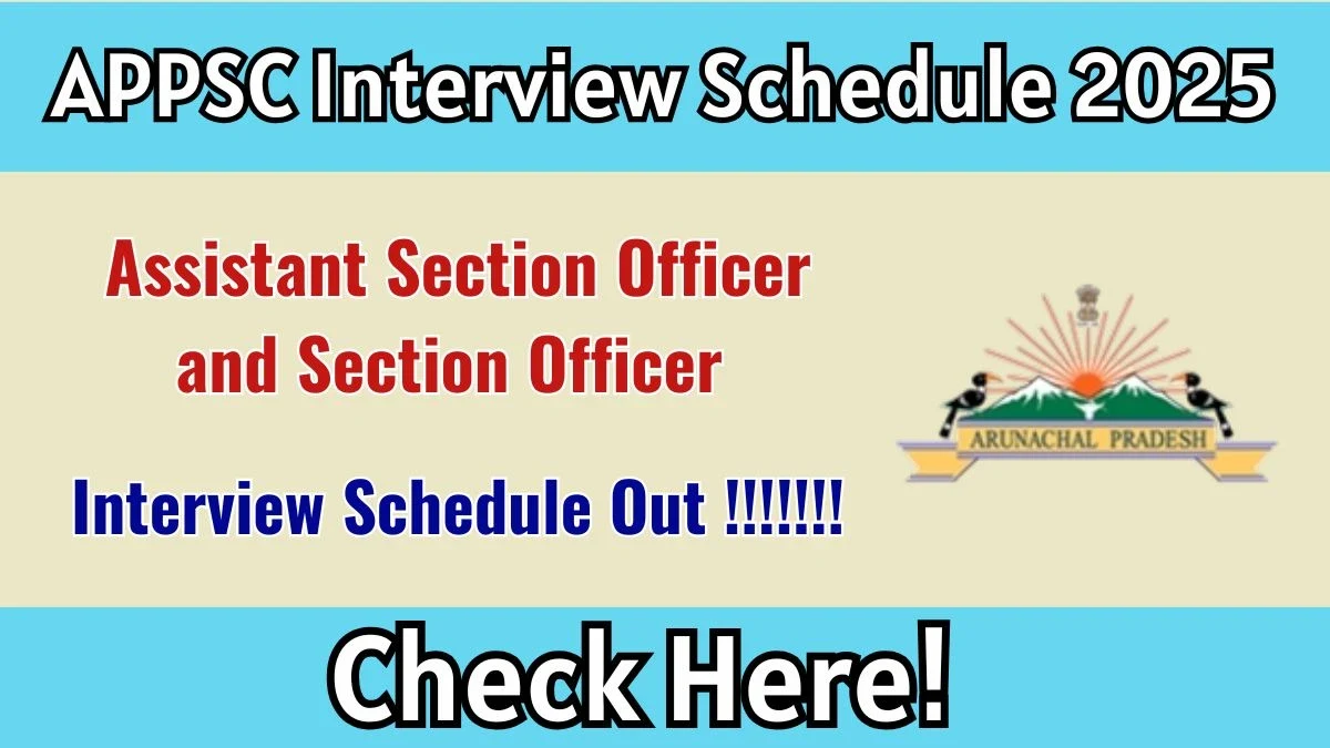 APPSC ASO & SO Interview Schedule 2025: Dates, Venue, and Documents