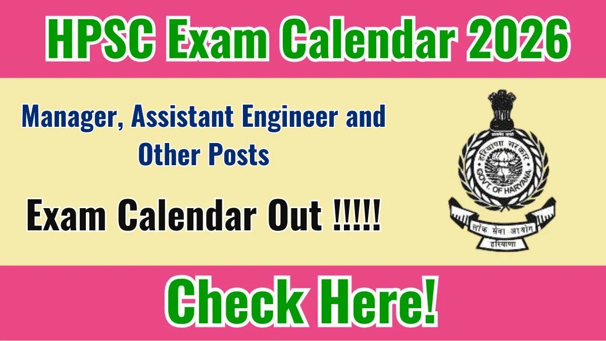 HPSC Recruitment Calendar 2026 Released: Schedule and Important Dates