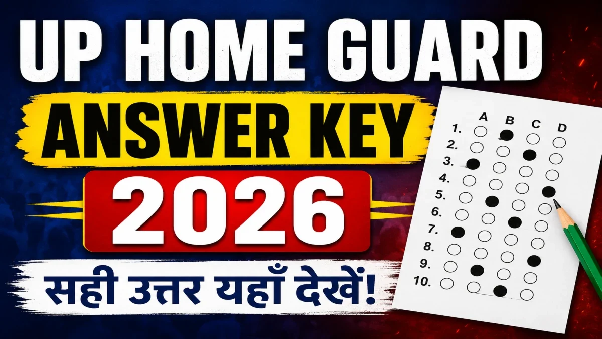 UP Home Guard Answer Key 2026 Released: Download PDF, Response Sheet & Raise Objections